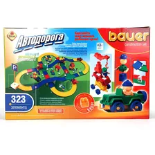 Конструктор Bauer серии Автодорога 323 эл. (в коробке)