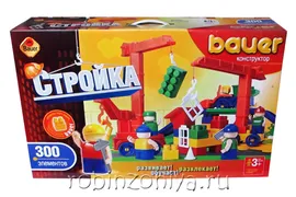 Конструктор Кроха Стройка, 300 дет. от Бауэр (Bauer)