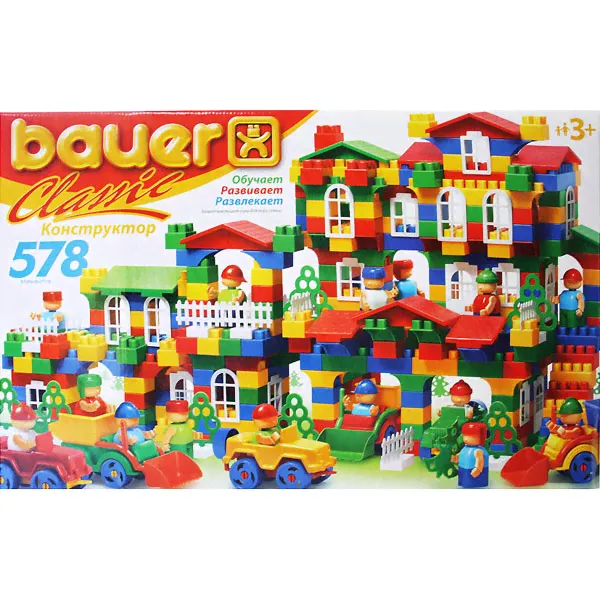 Конструктор Кроха Классик 578 эл. Bauer